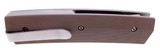 Pekka Tuominen Designed Spyderco Nilakka Folding Knife with Brown G10 Handles and a CPM S30V
Blade - 6 of 7