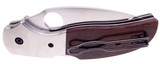 Spyderco Sage 4 Front Lock folding knife with Arizona Ironwood scales and a CPM S30V Stainless Blade - 4 of 5