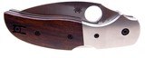 Spyderco Sage 4 Front Lock folding knife with Arizona Ironwood scales and a CPM S30V Stainless Blade - 5 of 5