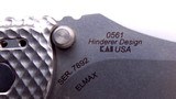 Zero Tolerance Hinderer 0561 Folding Blade Knife Dark Earth G10 ZT Excellent Condition Mint Blade - 2 of 7