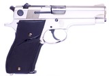 1st Generation Circa 1980 Smith & Wesson Model 39-2 1st Gen 9mm Semi Automatic Pistol with Factory Nickel Finish 3x Mags - 8 of 12
