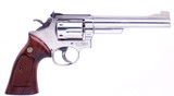 Smith & Wesson Model 19-3 The .357 Combat Magnum Revolver 3T's P&R Factory Nickel 6" Barrel Circa 1976 - 8 of 14