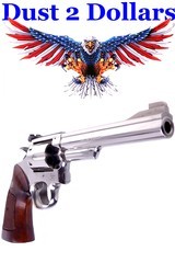 Smith & Wesson Model 19-3 The .357 Combat Magnum Revolver 3T's P&R Factory Nickel 6" Barrel Circa 1976 - 1 of 14
