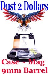 Factory Rock Island Armory Hard Case for Armscor M1911 A2 22 caliber TCM / 9mm Pistol With New 9MM Barrel & Magazine - 1 of 5