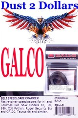 GALCO New In Package Speed Loader Belt Pouch Carrier Leather BSL-L-B “K” and “L” Frame Size & Python Ruger More - 1 of 1