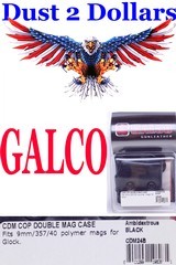 NEW Galco CDM Double Mag Magazine Case CDM24B Polymer Magazines for the Glock 9mm, 357 and 40 Calibers - 1 of 1