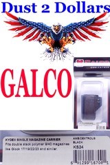 NEW Galco Kydex Single Magazine Carrier KS24 double stack Polymer Magazines Glock 9mm & 40 Caliber 17, 19, 22, 23 - 1 of 1
