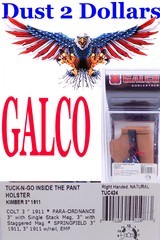 NEW GALCO TUCK-N-GO STRONGSIDE CROSSDRAW IWB HOLSTER TUC424 COLT 3" 1911 KIMBER PARA SPRINGFIELD - 1 of 1