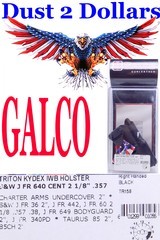 NEW Galco Triton Kydex Strongside Crossdraw ISB Holster Right Hand S&W J Frame 60 642 640 649 & MORE TR158 - 1 of 1
