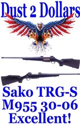 GORGEOUS Sako TRG-S M955 Bolt Action Rifle Chambered in the Versatile 30-06 Caliber with Muzzle Brake - 1 of 19