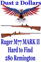 Ruger M77 MARK II Rifle Chambered 280 Remington Caliber With Factory Scope Rings Manufactured 1995 - 1 of 19