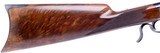 Pristine Winchester Miroku Model 1885 High Grade Low Wall Single Shot 22 LR Rifle Engraved Gold Inlays Leupold 2-7 - 2 of 18