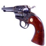 Boxed Cimarron SAA Bisley 45 COLTRevolver with 4 3/4” Barrel Color Case Hardened Blued Walnut Grips Hard 2 Find - 4 of 15