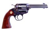 Boxed Cimarron SAA Bisley 45 COLTRevolver with 4 3/4” Barrel Color Case Hardened Blued Walnut Grips Hard 2 Find - 8 of 15