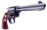 Boxed Cimarron SAA Bisley 45 COLTRevolver with 4 3/4” Barrel Color Case Hardened Blued Walnut Grips Hard 2 Find - 6 of 15