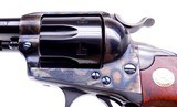 Boxed Cimarron SAA Bisley 45 COLTRevolver with 4 3/4” Barrel Color Case Hardened Blued Walnut Grips Hard 2 Find - 14 of 15