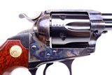 Boxed Cimarron SAA Bisley 45 COLTRevolver with 4 3/4” Barrel Color Case Hardened Blued Walnut Grips Hard 2 Find - 13 of 15