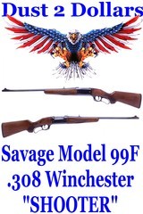 Savage Arms Model 99 99F Lever Action Rifle Chambered in .308 Winchester Made in 1956 Just A Shooter Excellent Bore C&R OK - 1 of 19