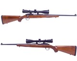 PRISTINE Ruger Model 77/22 .22 Magnum Bolt Action Rifle MFD 1993 Blued Walnut Stock Leupold 3-9x40 Rimfire MOA Scope - 17 of 17