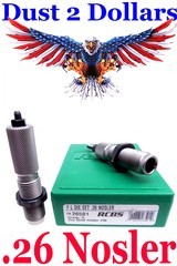 Box Set of RCBS Reloading Dies for the .26 Nosler Caliber they are Full Length Sizing 2 Die Set in Excellent Condition - 1 of 1