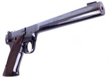 Pre-WWII High Standard Hi-Standard Model E .22 Target Pistol with a 6 3/4” Bull Barrel with Original Grips Very Fine AMN - 6 of 18