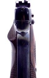 Pre-WWII High Standard Hi-Standard Model E .22 Target Pistol with a 6 3/4” Bull Barrel with Original Grips Very Fine AMN - 5 of 18