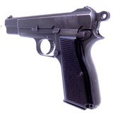 WWII Canadian Inglis Hi-Power Model MK. 1* Semi Auto 9mm Pistol with Gray Parkerized Finish manufactured in 1943 AMN - 4 of 15