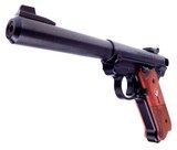 ANIB Ruger MKIV Semi Automatic .22 Target Pistol with 5.5” Target Barrel Volquartsen Trigger Sear Kit 5X Magazines - 3 of 15
