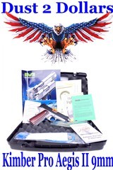 GORGEOUS Kimber Pro Aegis II Semi Automatic 9mm Pistol 4” Barrel Two Tone Black/ Stainless Finish Night Sights In the Box - 1 of 13