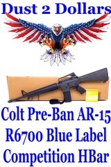 Pre-Ban Colt AR-15 R6700 Competition HBAR Sporter Blue Label 5.56 Semi Automatic with the Original Box - 1 of 19