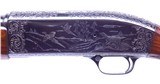 Old School Custom ENGRAVED with Inlays Winchester Model 50 12 Ga Semi Auto Shotgun Mfd 1959 - 11 of 20