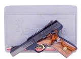 Browning Buckmark Buck Mark Micro Plus Pro Target .22 Pistol 4” Laminated Rosewood Grips and Box - 13 of 13