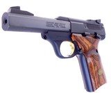 Browning Buckmark Buck Mark Micro Plus Pro Target .22 Pistol 4” Laminated Rosewood Grips and Box - 3 of 13