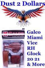 Galco Miami Classic Shoulder Holster for Glock 20 21 29 30 Right Hand Tan Leather New In Package - 1 of 3