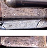 William Rochester Pape 10 Ga 3" Nitro Proofed SBS Double Engraved Game Scenes William Ford Barrels - 14 of 16