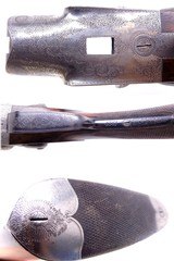 RARE Alexander Henry Best 10 Gauge Double Shotgun with Hammers Damascus Barrels 1878 W/Letter - 15 of 19