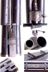 RARE Wilhelm Collath Engraved Underlever Cape Gun 12 Gauge by 11mm from the 1900’s Excellent Bores - 8 of 9