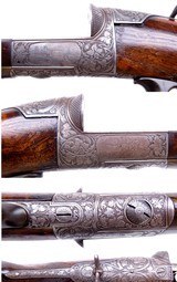 RARE Wilhelm Collath Engraved Underlever Cape Gun 12 Gauge by 11mm from the 1900’s Excellent Bores - 7 of 9