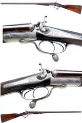 GORGEOUS Engraved Thomas Turner Underlever 12 Ga Double Hammer Shotgun RARE 30” Chopperlump Barrels - 20 of 20