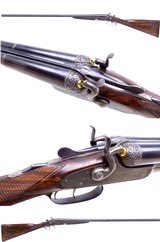 RARE Presentation 20 Gauge Houllier Blanchard Top Lever Double Barrel Shotgun Fluid Steel Barrels from 1887 - 19 of 19