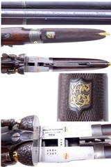RARE Presentation 20 Gauge Houllier Blanchard Top Lever Double Barrel Shotgun Fluid Steel Barrels from 1887 - 18 of 19