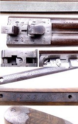 1872 J Purdey Toplever Island Lock Hammer 12 Ga Double Game Gun with Factory Letter Nitro Proofed - 18 of 20
