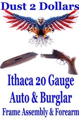 RARE Type 1 Ithaca 20 Gauge Auto & Burglar SBS 20 Gauge Shotgun Frame Assembly and Forearm