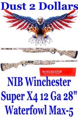 NIB Winchester Repeating Arms Super X4 Waterfowl Max-5 12 gauge 28” Semi Automatic Shotgun