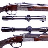 GORGEOUS J.P. Sauer & Sohn Model 3000 Deluxe Grade 12x12/30-06 Drilling & Pecar Scope Mfd 1964 C&R - 3 of 19