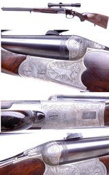 GORGEOUS J.P. Sauer & Sohn Model 3000 Deluxe Grade 12x12/30-06 Drilling & Pecar Scope Mfd 1964 C&R - 19 of 19