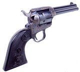 PRISTINE Colt .22 Single Action Peacemaker 4 3/8” Blued – Case Colored Revolver made in 1976 - 5 of 16