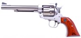 Gorgeous Ruger New Model Stainless Blackhawk SA .357 Magnum Revolver Made in 2009 W/Galco Holster - 2 of 14
