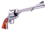 Gorgeous Ruger New Model Stainless Blackhawk SA .357 Magnum Revolver Made in 2009 W/Galco Holster - 6 of 14
