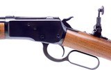 Winchester Model 1892 Short Rifle Chambered in .44 Magnum with Original Box with Marble’s Tang Sight - 9 of 19